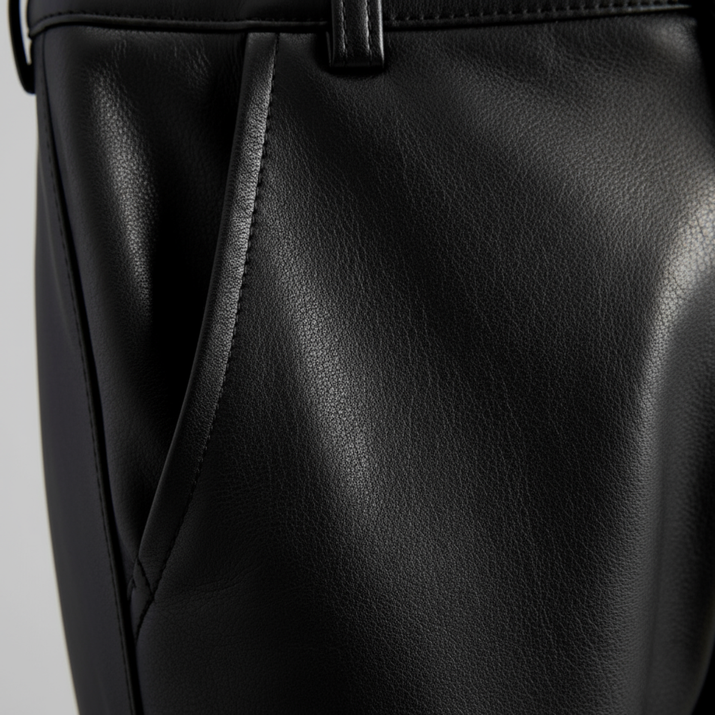 Aurelia Belted Leather Pants