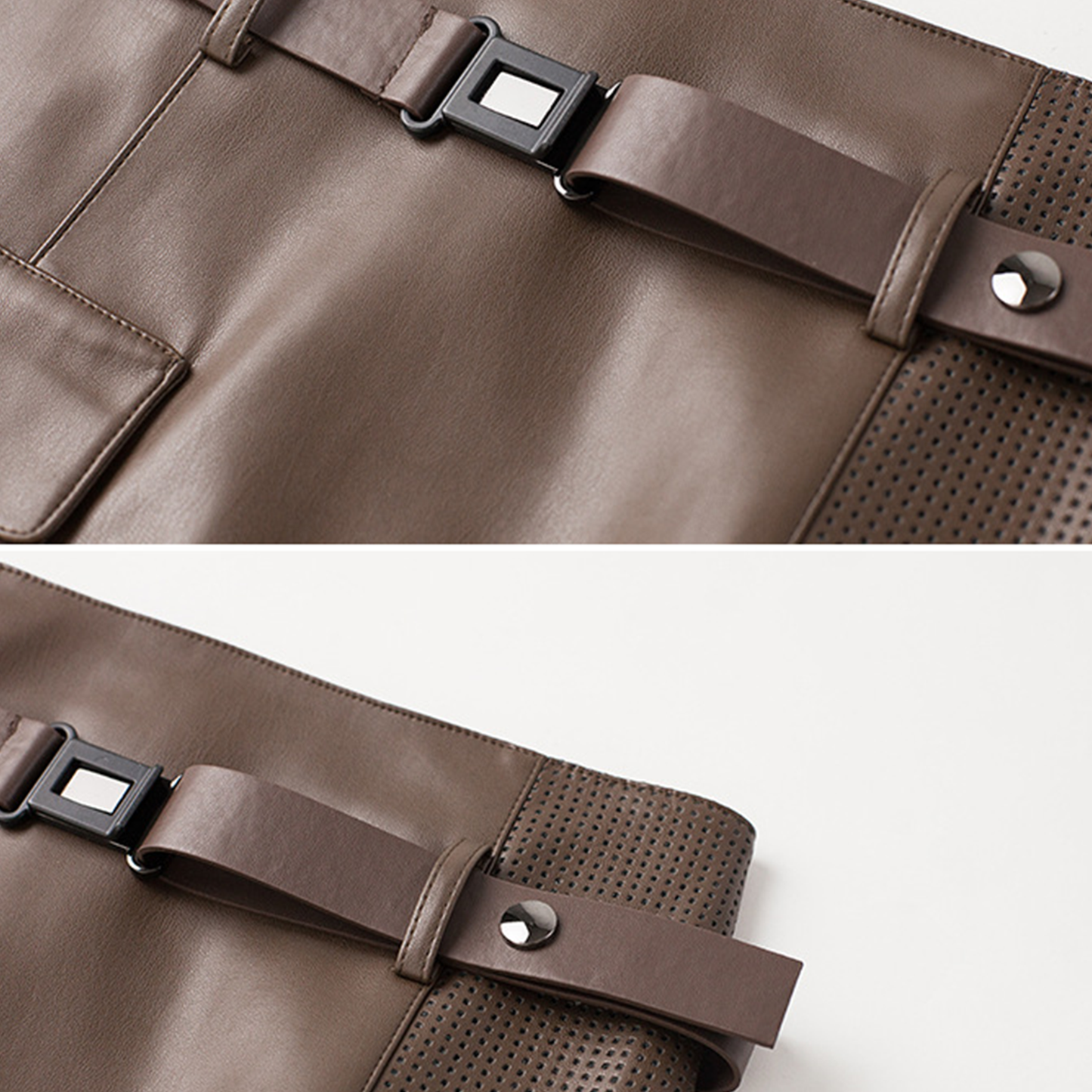 Avelle Sheepskin Leather Skirt