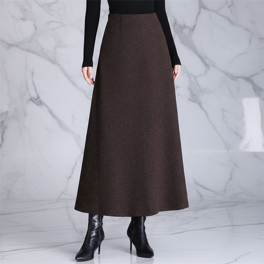 Céline Wool Midi Skirt