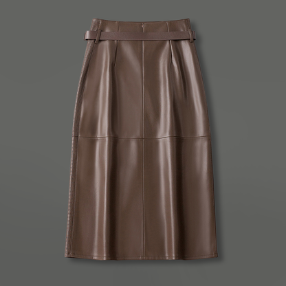 Avelle Sheepskin Leather Skirt