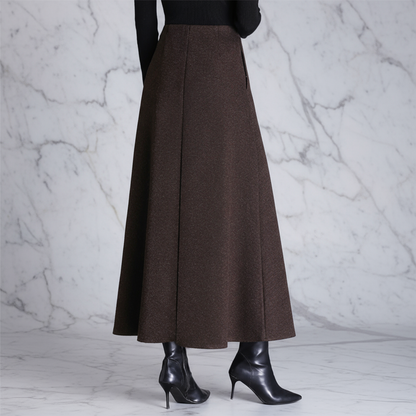Céline Wool Midi Skirt