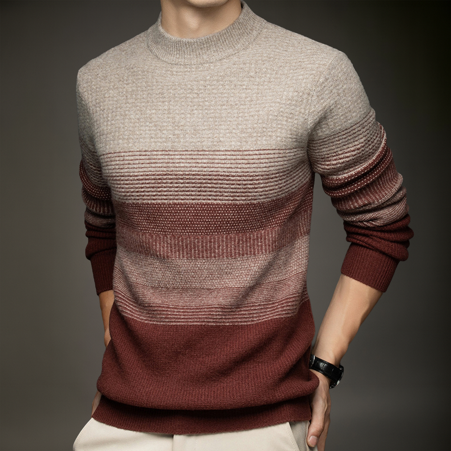 Arden Gradient Wool Sweater