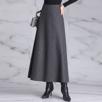 Céline Wool Midi Skirt