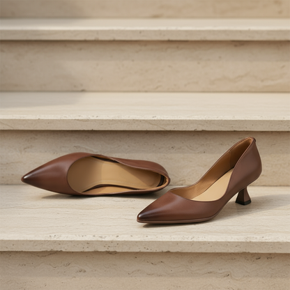 Vionne Genuine Leather Heels