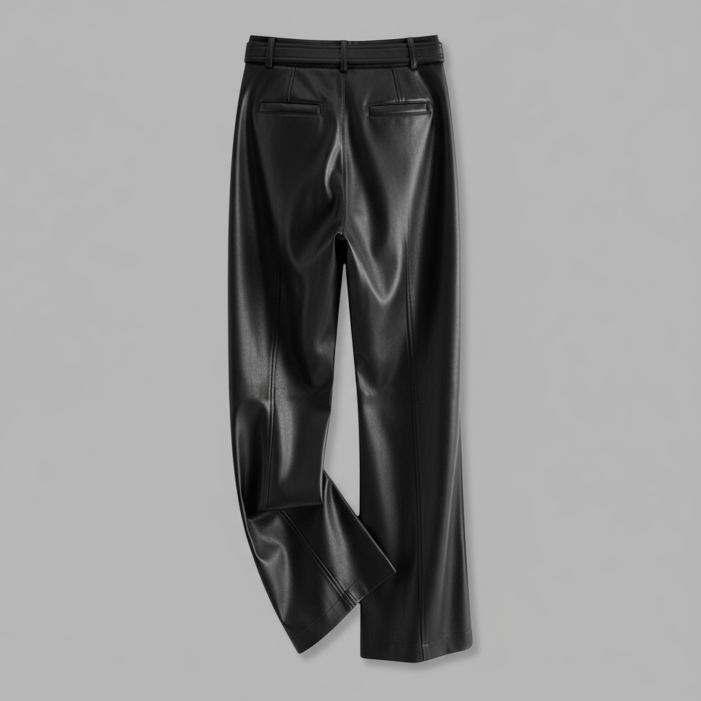 Aurelia Belted Leather Pants