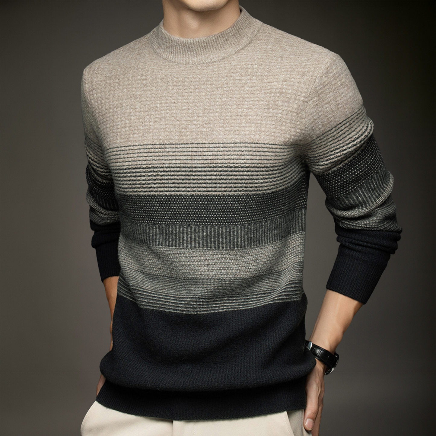 Arden Gradient Wool Sweater
