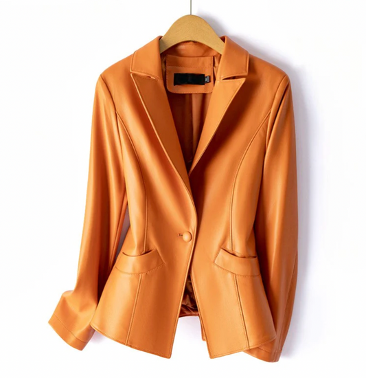 Valencia Leather Blazer