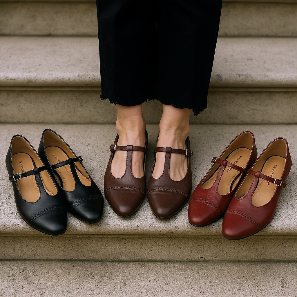 Marceline Genuine Leather Flats