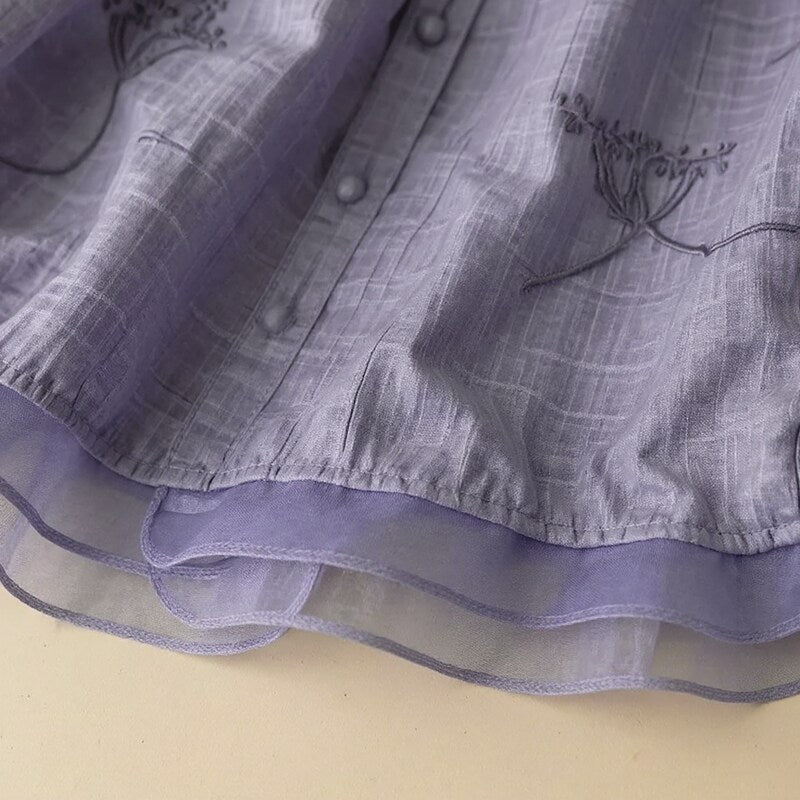 Adele Chambray Blouse